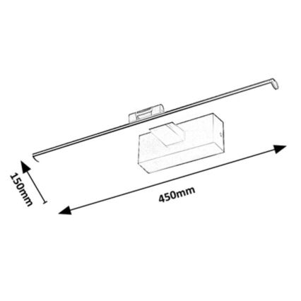 Rabalux - LED Лампа за картина LED/8W/230V 3000K 45 см