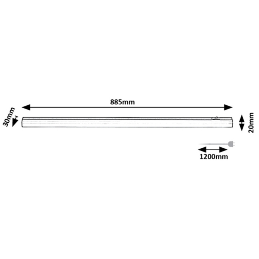 Rabalux - LED Лампа за под кухненски шкаф LED/13W/230V 4000K 88 см