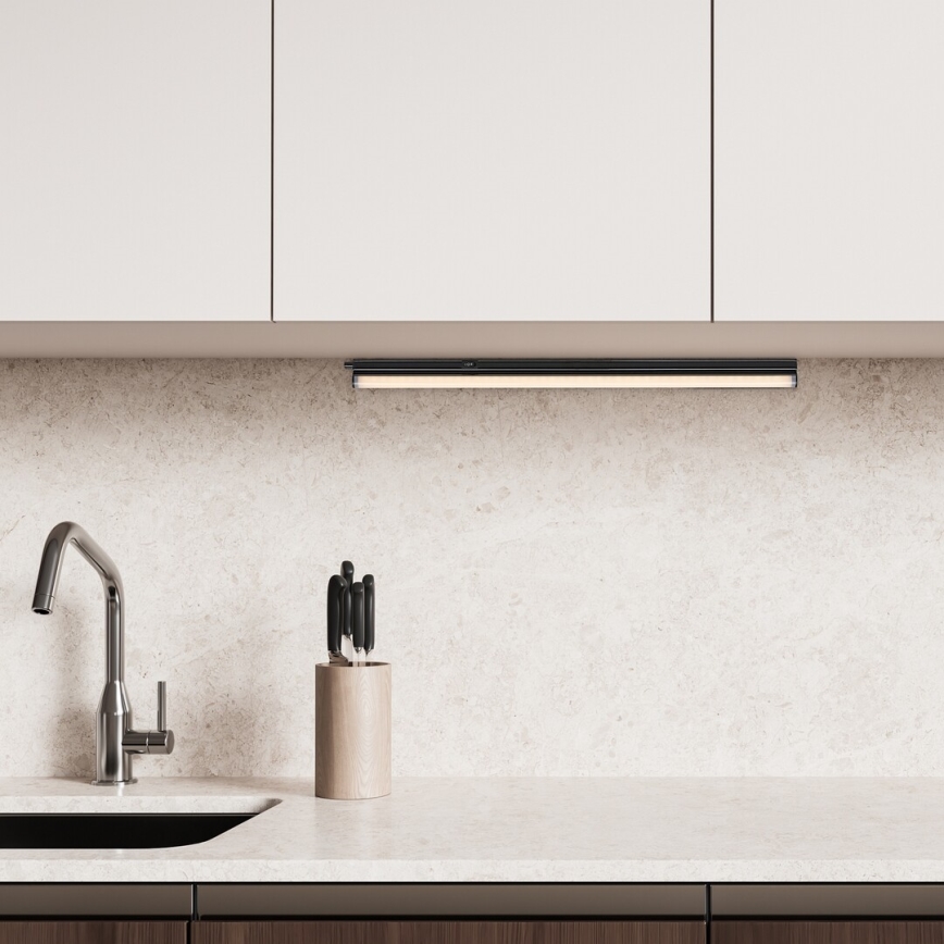 Rabalux - LED Лампа за под кухненски шкаф LED/8W/230V 3000/4000K черен