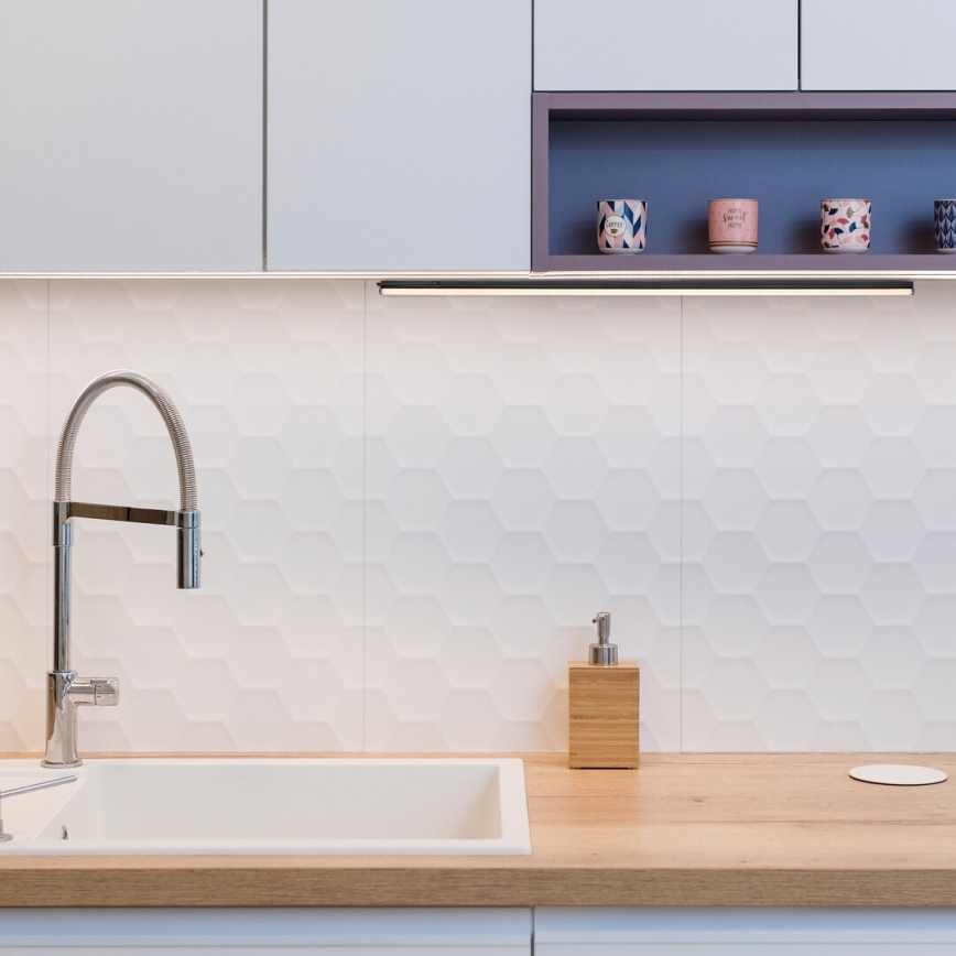 Rabalux - LED Лампа за под кухненски шкаф LED/20W/230V 3000/4000K черен