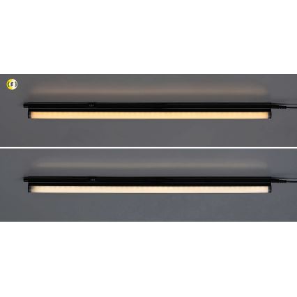 Rabalux - LED Лампа за под кухненски шкаф LED/20W/230V 3000/4000K черен