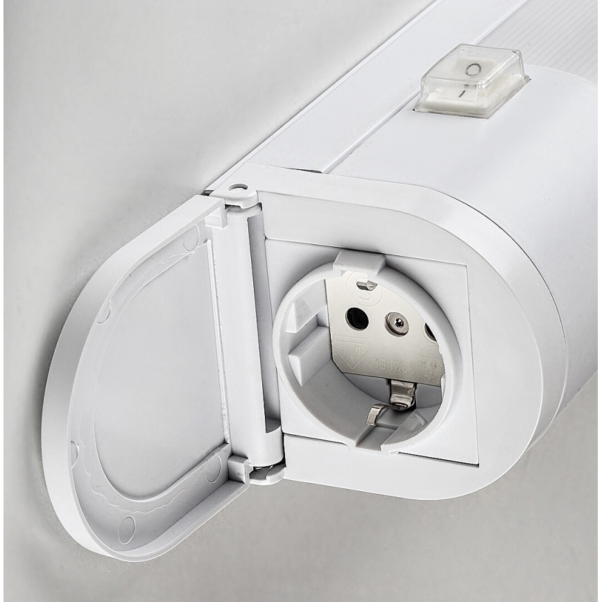 Rabalux - LED лампа за под кухненски шкаф с контакт LED/20W/230V 4000K IP44 бял 87 см