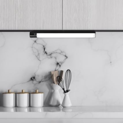 Rabalux - LED лампа за под кухненски шкаф с контакт LED/20W/230V 4000K IP44 черен 87 см