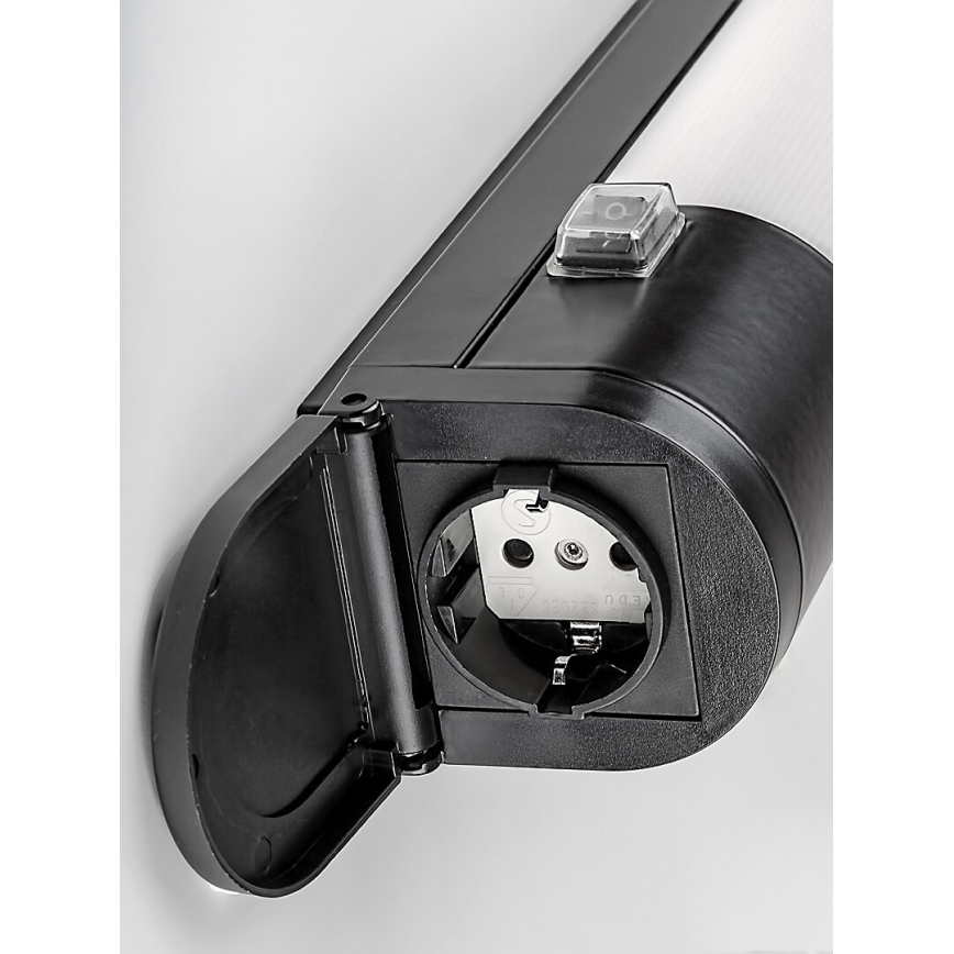 Rabalux - LED лампа за под кухненски шкаф с контакт LED/20W/230V 4000K IP44 черен 87 см
