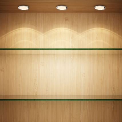 Rabalux - КОМПЛЕКТ 3x LED димируемо осветление за шкаф LED/1W/230V 4000K