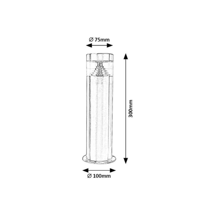Rabalux - LED Екстериорна лампа LED/7W/230V 30 cм IP54