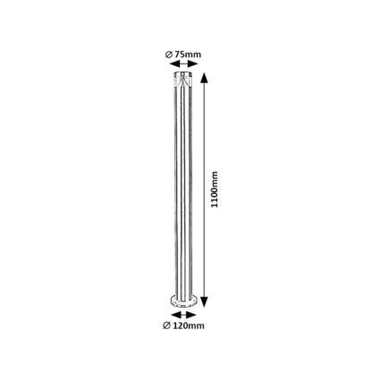 Rabalux - LED Екстериорна лампа LED/7W/230V 110 cм IP54