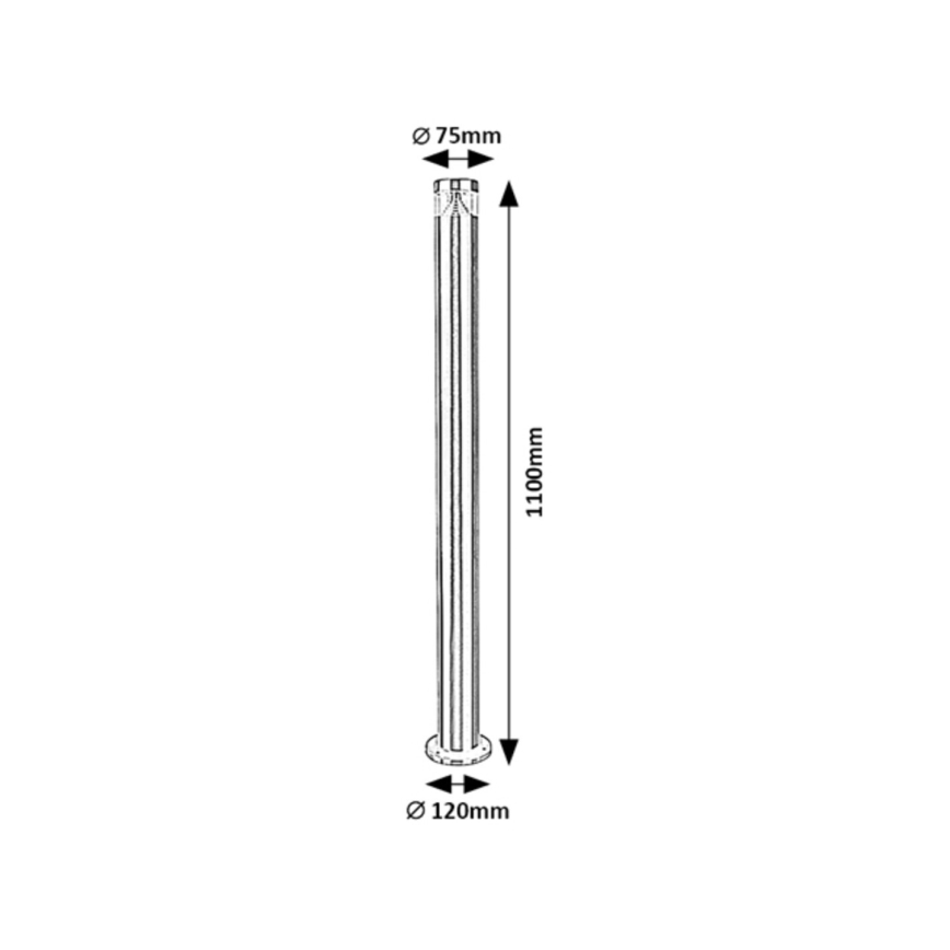 Rabalux - LED Екстериорна лампа LED/7W/230V 110 cм IP54