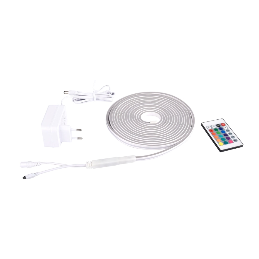 Rabalux - LED RGBW Димируема лента LED/21W/230V 5 m IP67 + дистанционно управление