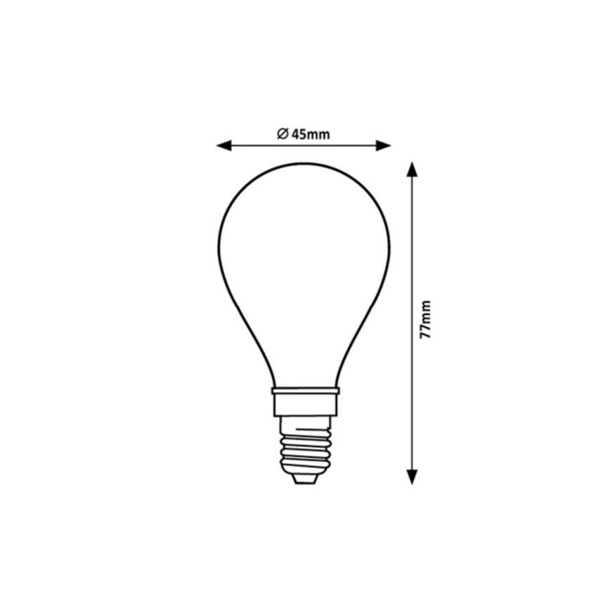 Rabalux - LED Крушка G45 E14/4W/230V 2700K