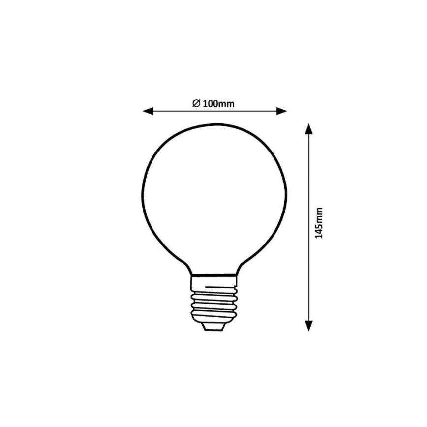 Rabalux - LED Крушка G95 E27/4W/230V 1800K
