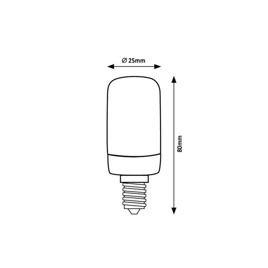 Rabalux - LED Крушка T25 E14/4W/230V 3000K