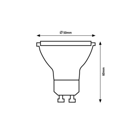 Rabalux - LED крушка SMD GU10/7W/230V 4000K