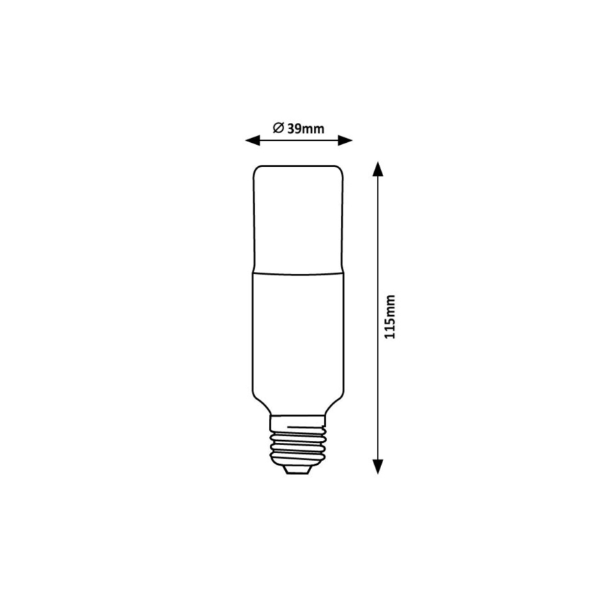 Rabalux - LED Крушка SMD T39 E27/9W/230V 3000K