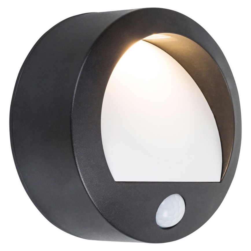Rabalux - LED Екстериорна Стенна лампа със сензор LED/1,5W/3xAA  IP44