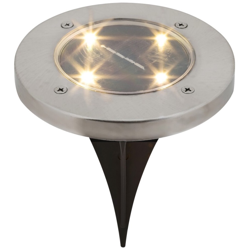 Rabalux - LED Екстериорна соларна лампа със сензор LED/0,24W/1xAA черна IP44