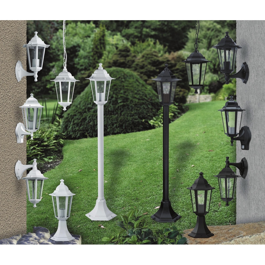 Rabalux - Екстериорна Стенна лампа на сензор 1xE27/60W/230V