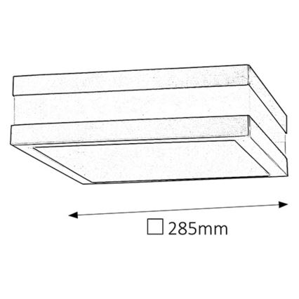 Rabalux - Екстериорна Стенна лампа 2xE27/11W/230V IP44