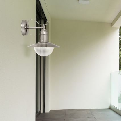 Rabalux - Екстериорна Стенна лампа 1xE27/60W/230V IP44