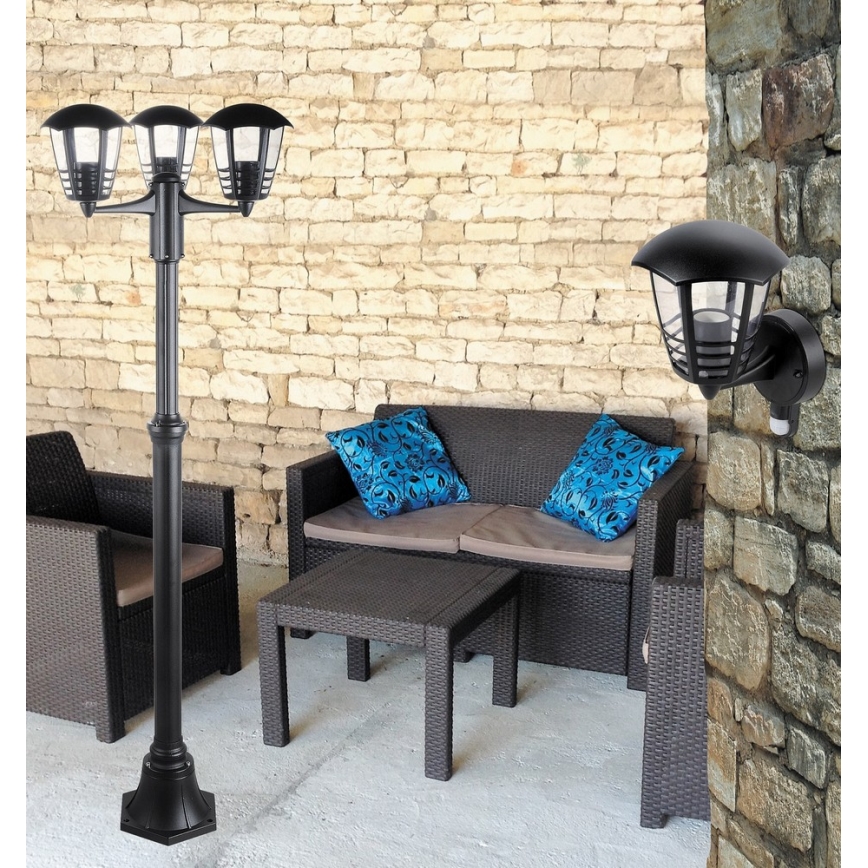 GARDEN - Екстериорна лампа 3xE27/60W/230V IP44 1,9 m