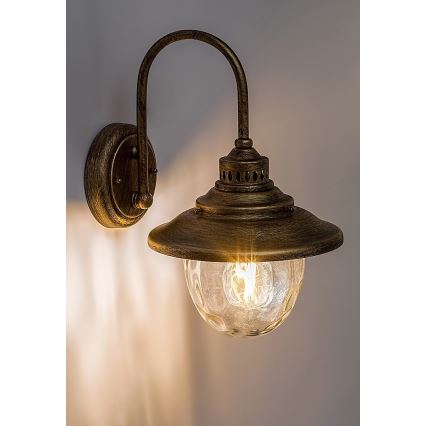 Rabalux - Екстериорна Стенна лампа 1xE27/60W/230V