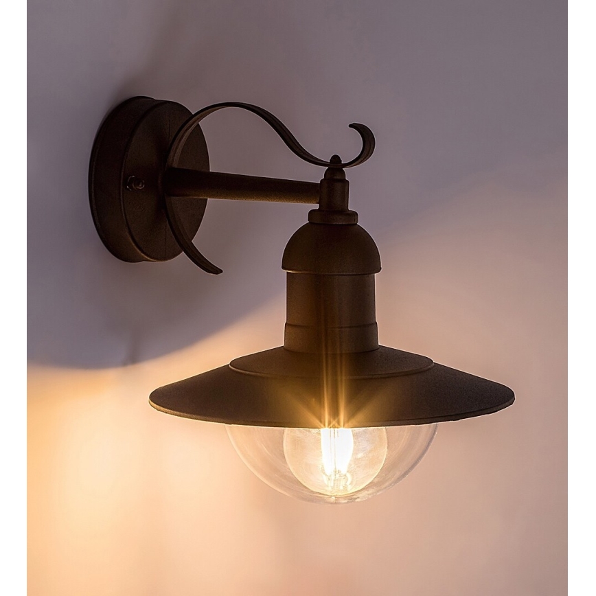 Rabalux - Екстериорна Стенна лампа 1xE27/60W/230V IP44