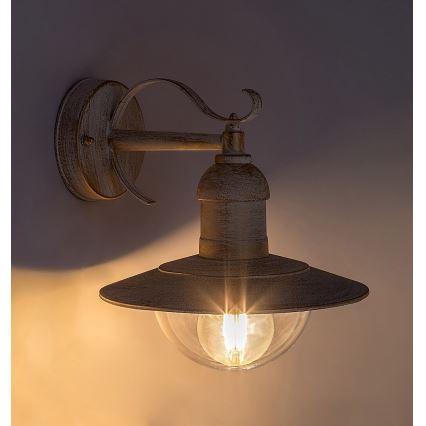 Rabalux - Екстериорна Стенна лампа 1xE27/60W/230V IP44