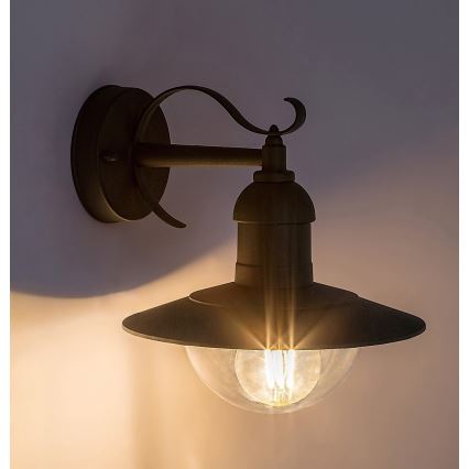 Rabalux - Екстериорна Стенна лампа 1xE27/60W/230V IP44