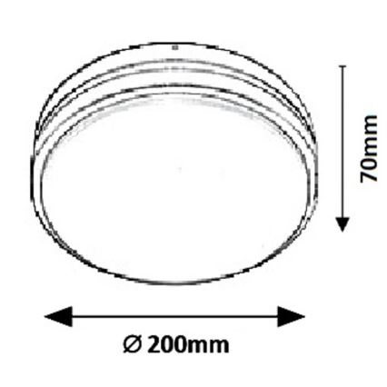 Rabalux 8847 - LED Екстериорна Стенна лампа HAMBURG LED/10W/230V IP44