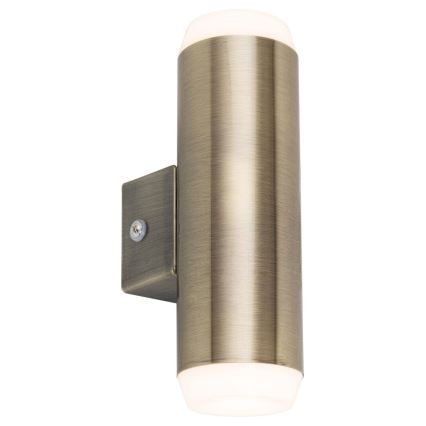 Rabalux - LED Екстериорна Стенна лампа 2xLED/4W/230V бронз IP44