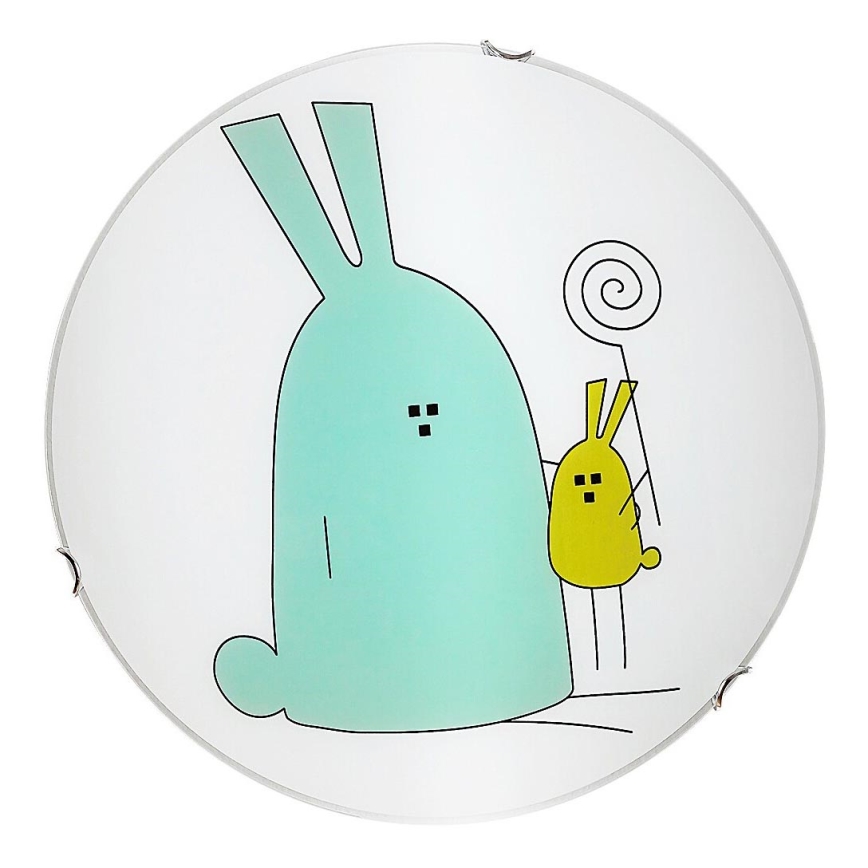 Rabalux - Детско таванно осветително тяло 2xE27/60W/230V, диаметър 40 см