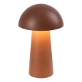 Rabalux - Димируема сензорна презареждаема външна LED лампа LED/1,5W/5V IP44 1200 mAh USB кафява