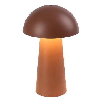 Rabalux - Димируема сензорна презареждаема външна LED лампа LED/1,5W/5V IP44 1200 mAh USB кафява