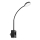 Rabalux - Димируема стенна LED лампа LED/4W/230V с USB порт за включване в електрически контакт, черна