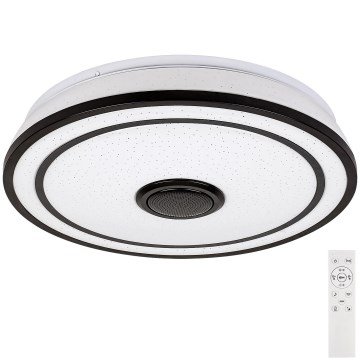 Rabalux - Димируемо LED RGB таванно осветително тяло с вграден високоговорител LED/24W/230V 3000-6500K + дистанционно управление диам. 39,5 см