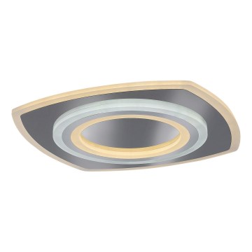 Rabalux - Димируемо LED таванно осветително тяло LED/60W/230V 3000/4000/6000K матов хром + дистанционно управление 48x48 cm