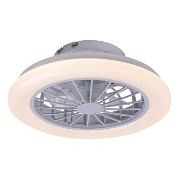 Rabalux - димируемо LED таванно осветително тяло с вентилатор LED/24W/230V 3000-6500K + дистанционно управление