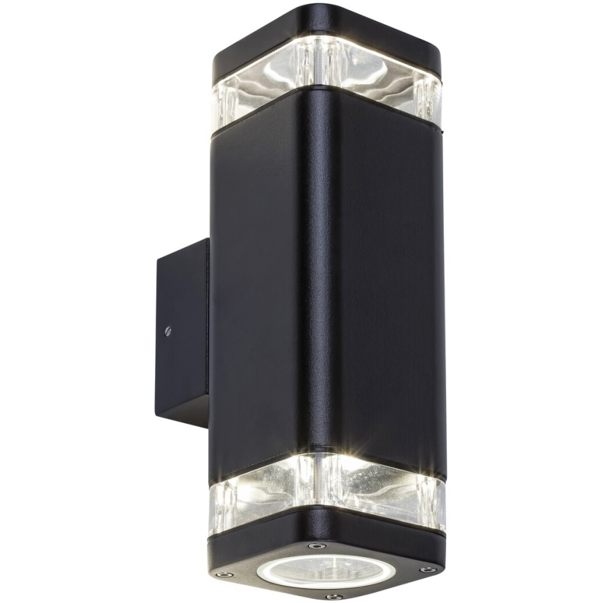 Rabalux - Екстериорен аплик 2xGU10/25W/230V IP44 черен