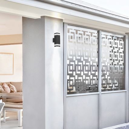 Rabalux - Екстериорен аплик 2xGU10/25W/230V IP44 черен