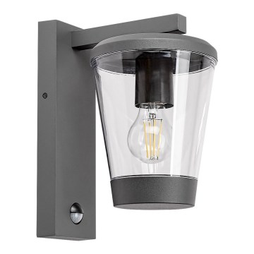 Rabalux - Екстериорен аплик със сензор 1xE27/40W/230V IP44