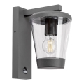 Rabalux - Екстериорен аплик със сензор за движение 1xE27/40W/230V IP44