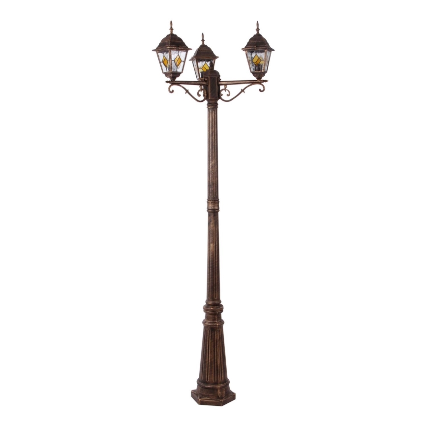 Rabalux - Екстериорна лампа 3xE27/60W/230V