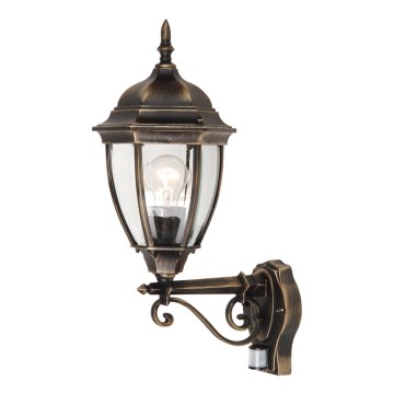 Rabalux - Екстериорна лампа на сензор 1xE27/100W/230V IP44