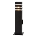 Rabalux - Екстериорна лампа с контакт 1xE27/12W/230V IP44