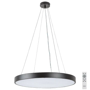 Rabalux - LED Димируем пендел LED/60W/230V 3000-6000K черен + дистанционно управление