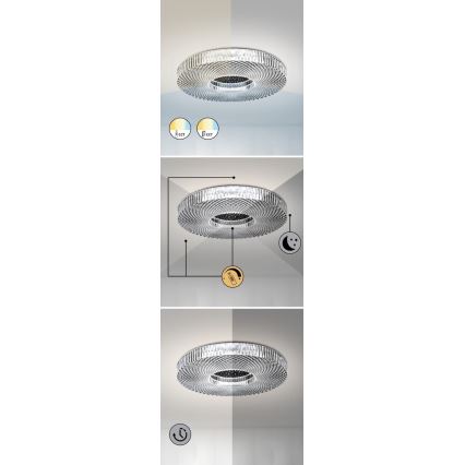 Rabalux - LED Димируем плафон LED/36W/230V 3000-6000K + дистанционно управление
