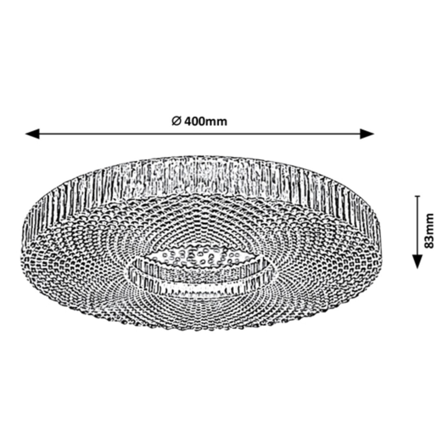 Rabalux - LED Димируем плафон LED/36W/230V 3000-6000K + дистанционно управление