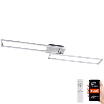 Rabalux - LED Димируем плафон LED/40W/230V 2700-6500K Wi-Fi Tuya матов хром + дистанционно управление