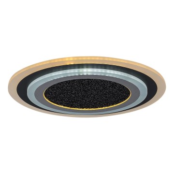 Rabalux - LED Димируем плафон LED/56W/230V 3000/4000/6000K черен + дистанционно управление