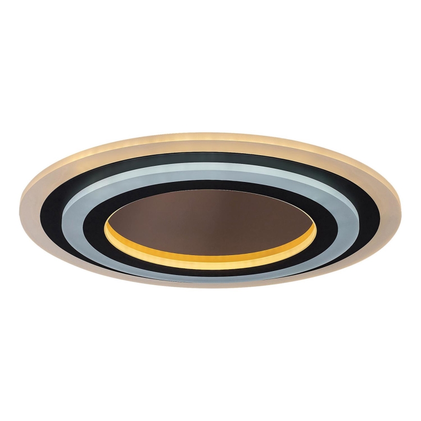 Rabalux - LED Димируем плафон LED/56W/230V 3000/4000/6000K матов хром/черен + дистанционно управление
